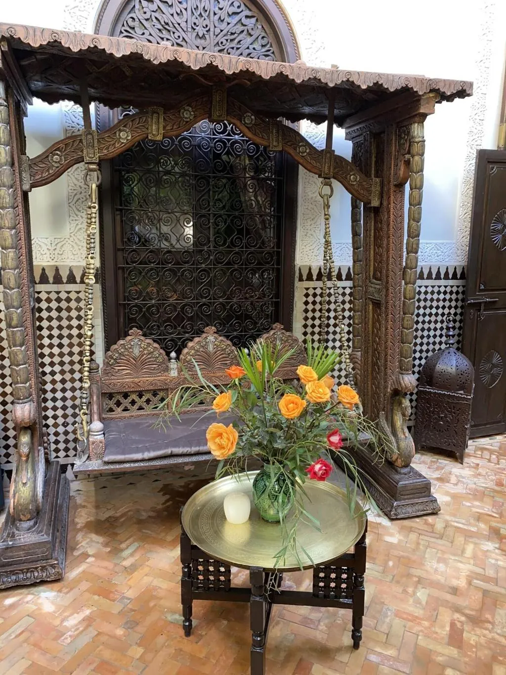 Terrace, Riad Ilayka, Marrakech