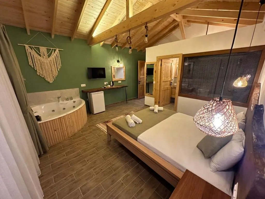 Room TWO QUEEN BEDS Room, Faralya Misafir Evi, Dalaman