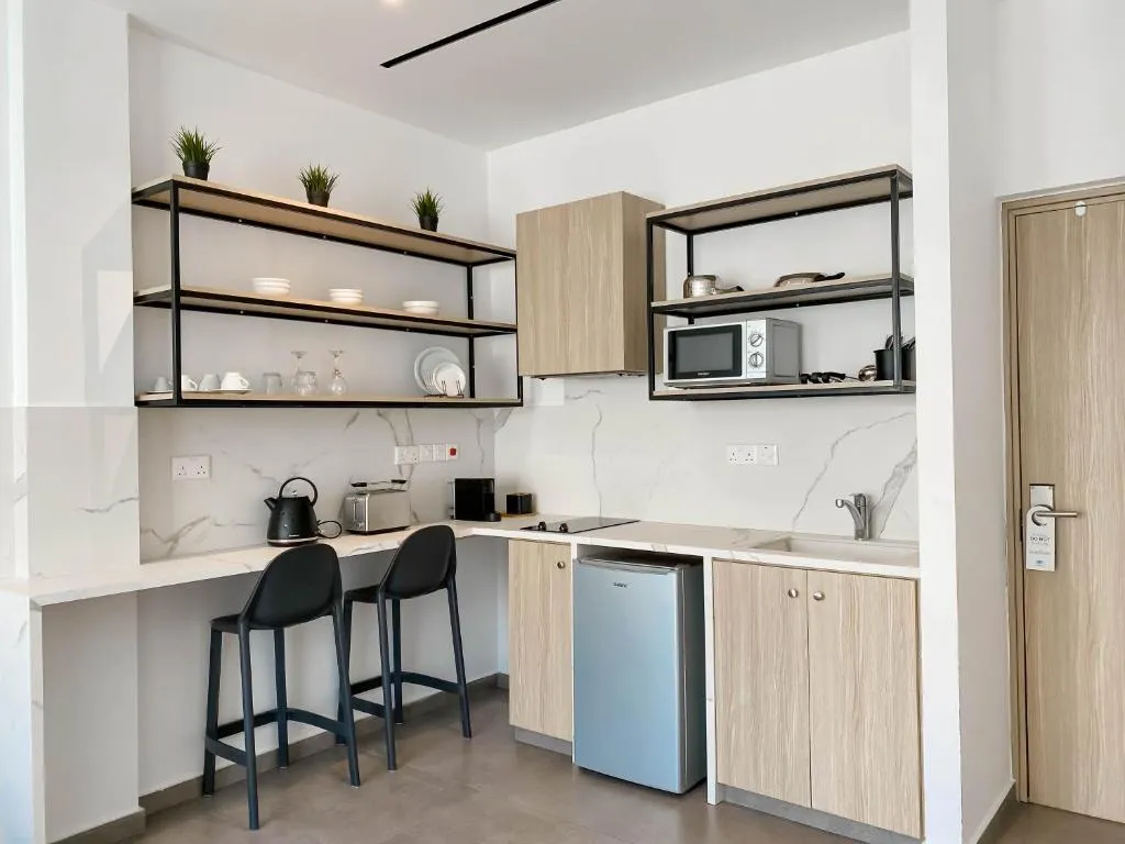 STUDIO TWO BEDS Room, Caramela Luxury Apartments, Cyprus