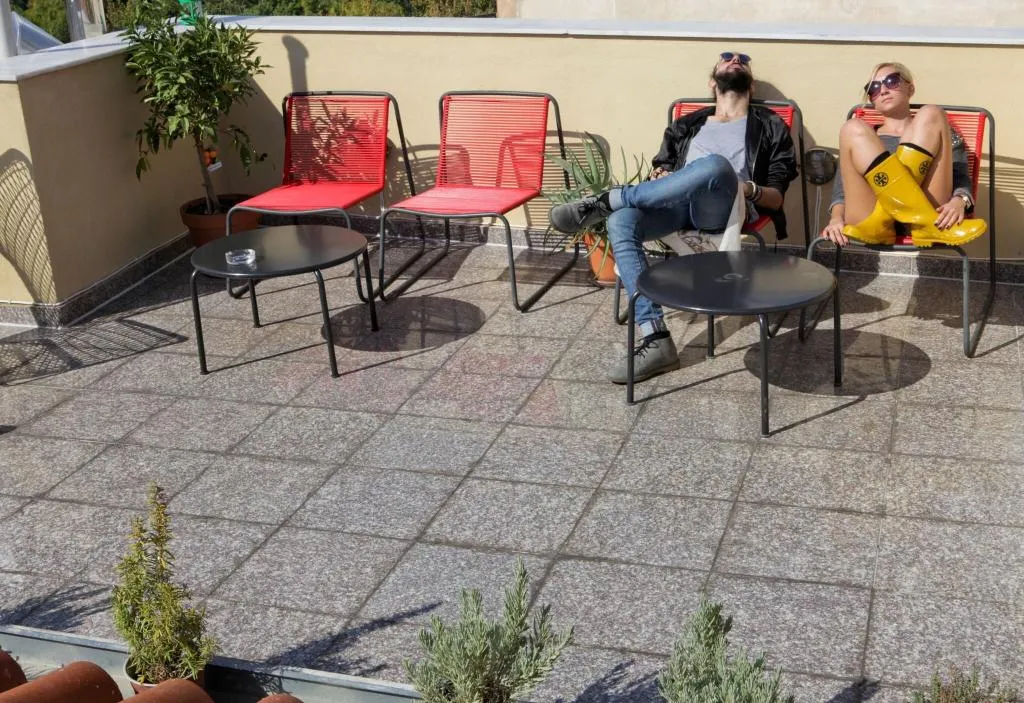Terrace, City Circus Athens - Hostel, Athens