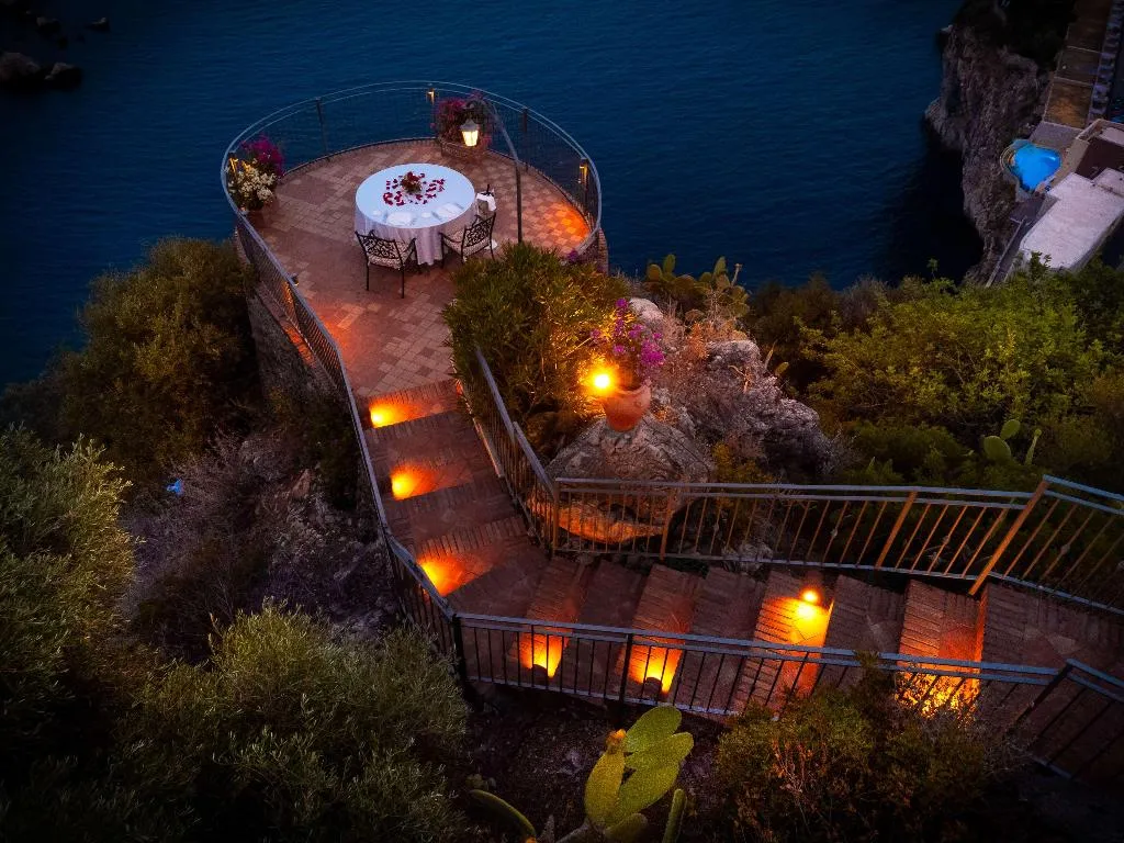 Restaurant, Grand Hotel San Pietro, Taormina