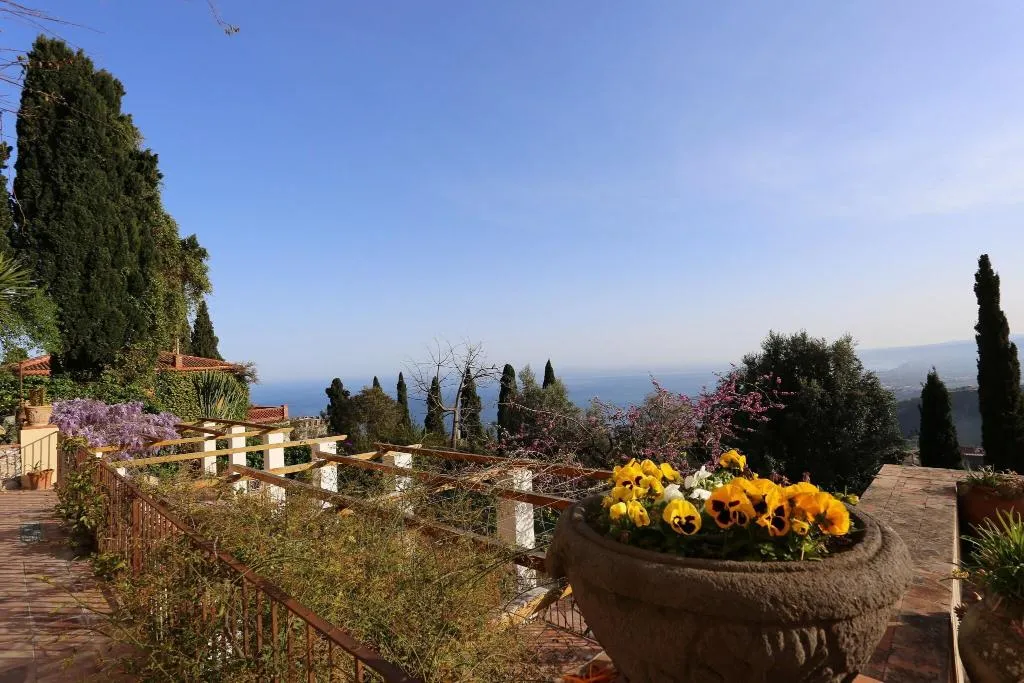 Terrace, Casa Cuseni, Taormina