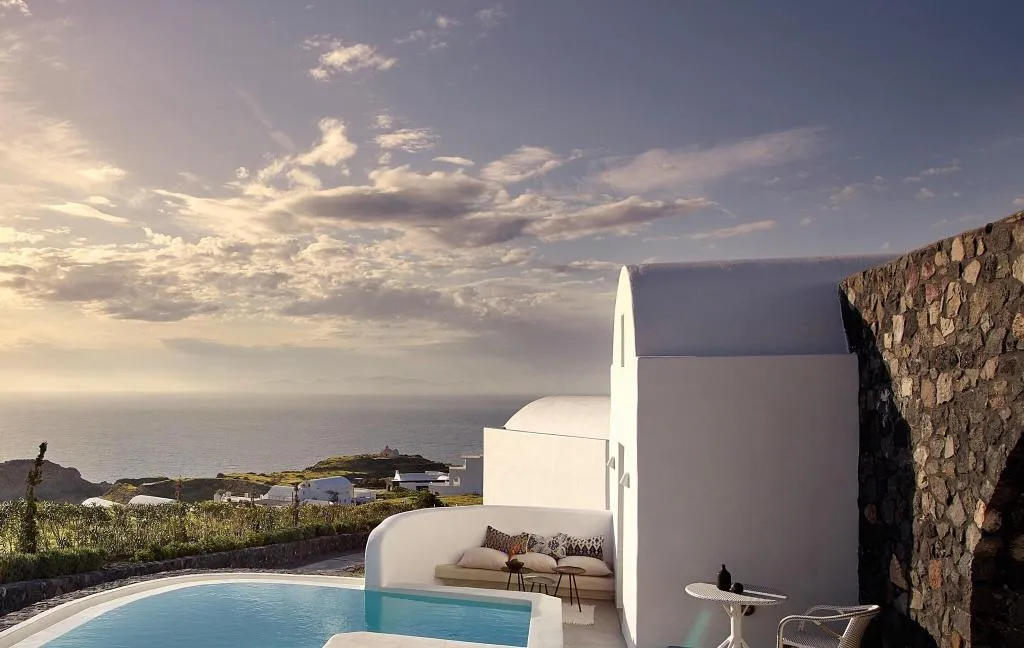 SUITE WITH PRIVATE POOL Room, Santo Pure Oia Suites and Villas, Santorini