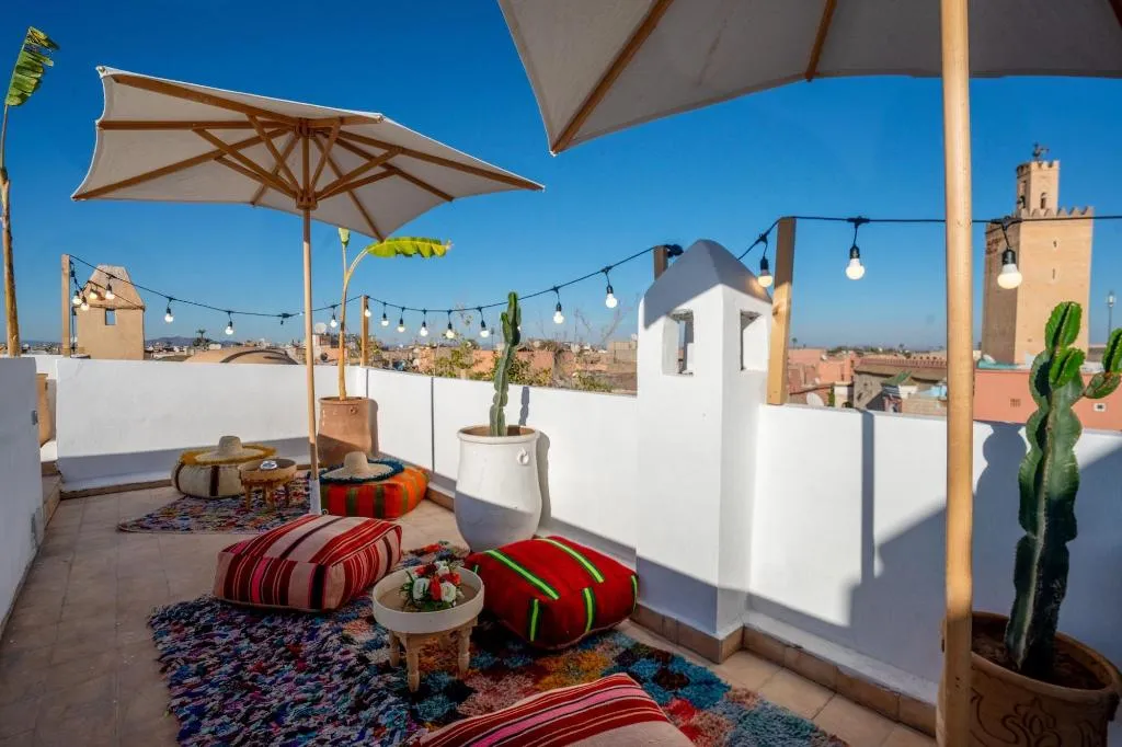 Terrace, Riad Zahrat Al Sahara, Marrakech