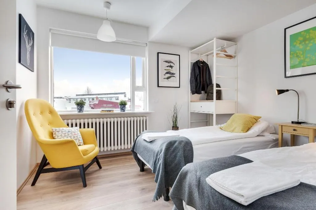 Room, Lækur Hostel, Reykjavik