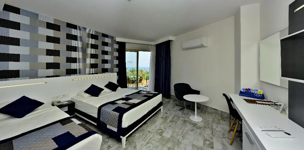 DOUBLE SIDE SEA VIEW Room, White City Beach Hotel, Antalya