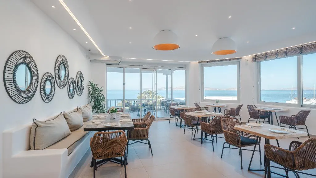 Restaurant, Manoulas Beach, Mykonos