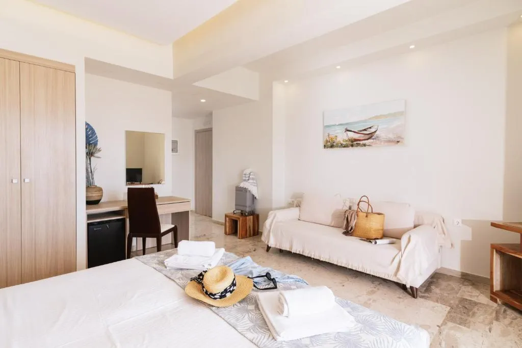 JUNIOR SUITE POOL VIEW Room, Myrtis Spa Hotel, Crete