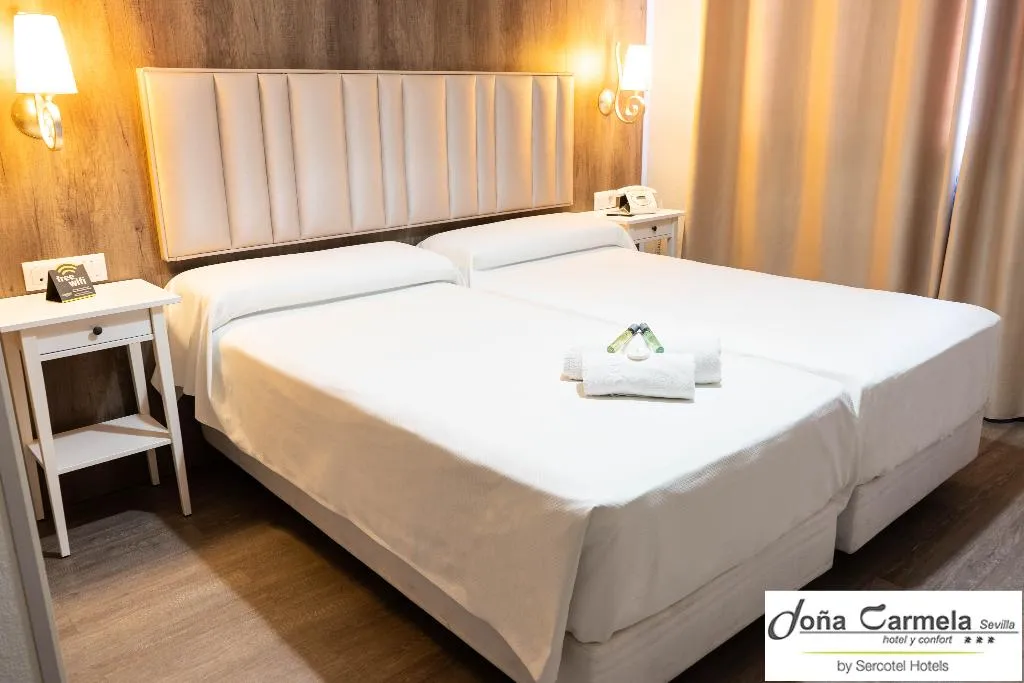 DOUBLE SINGLE USE STANDARD Room, Sercotel Doña Carmela, Seville