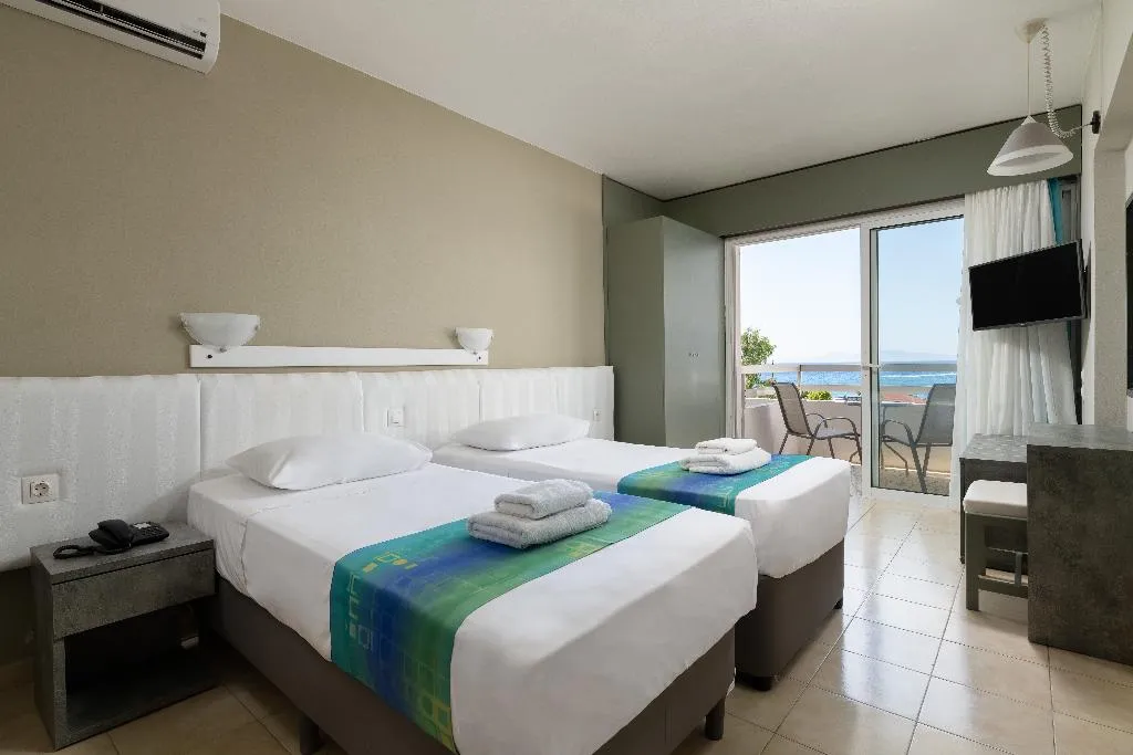 Double or Twin SEA VIEW ONE BEDROOM Room, Lito, Rhodes