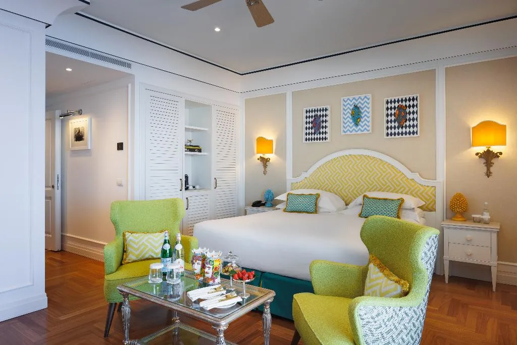 FAMILY ROOM WITH TERRACE Room, Grand Hotel San Pietro, Taormina