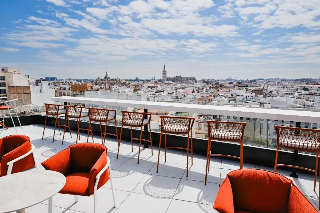 Terrace, Sercotel Sevilla Don Luciano, Seville