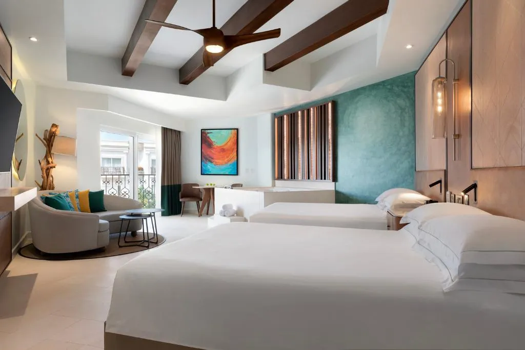 JUNIOR SUITE TWO QUEEN BEDS Room, Hyatt Vivid Playa Del Carmen - Adults Only, Playa Del Carmen