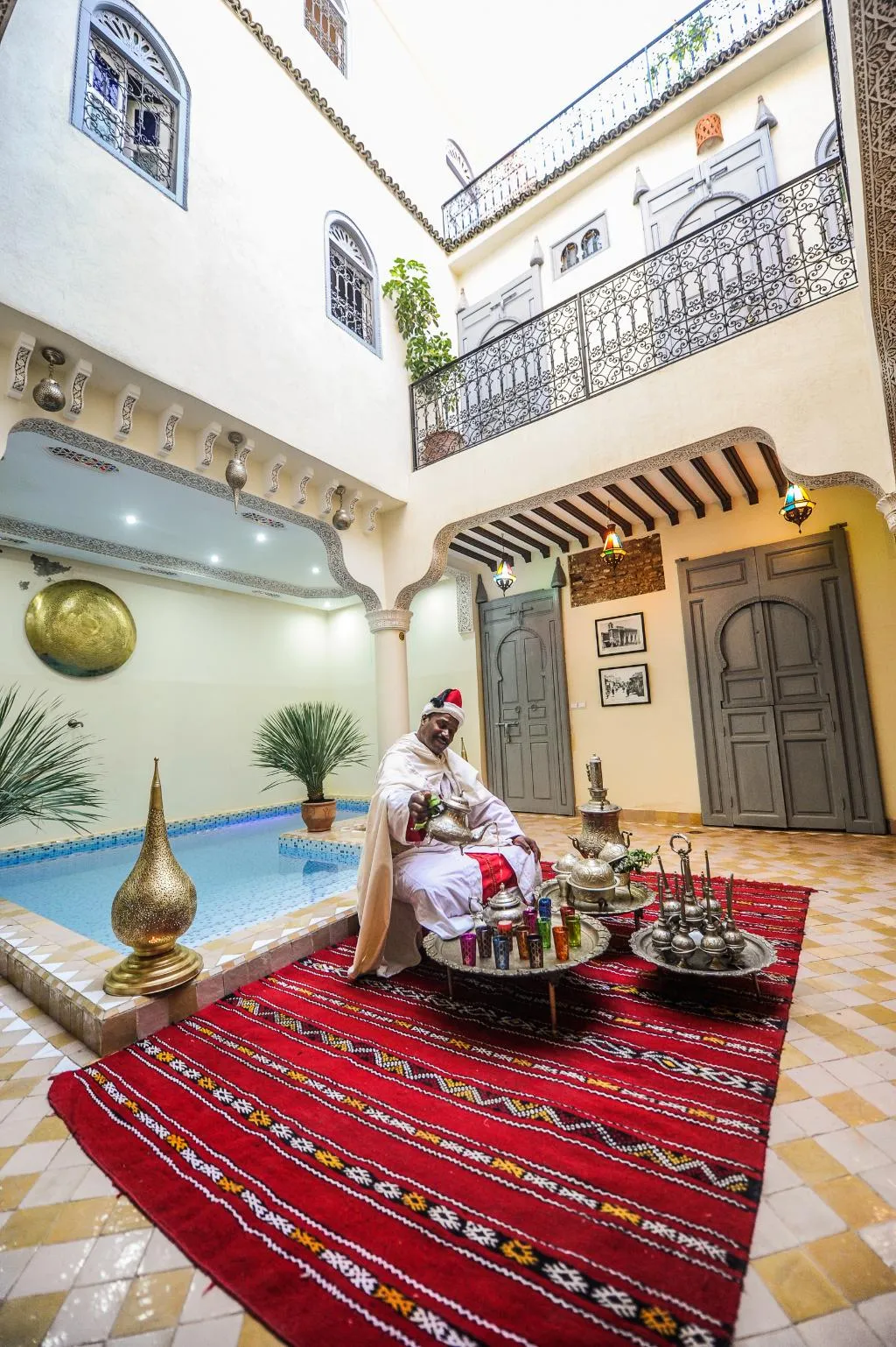 General view, Riad Milouda, Marrakech