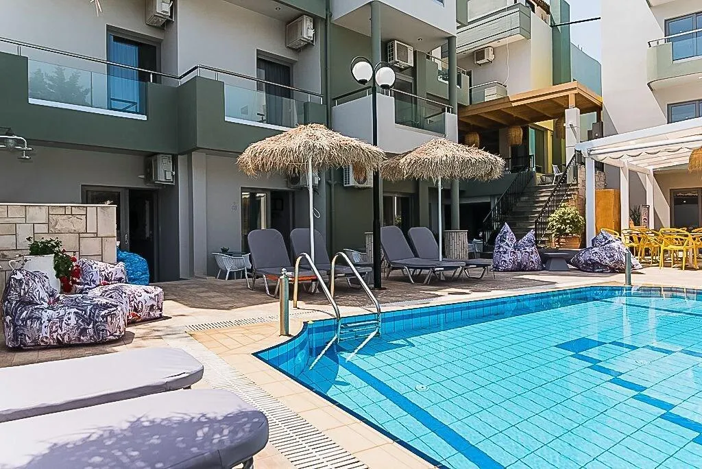 Terrace, Sunshine Boutique Hotel, Crete