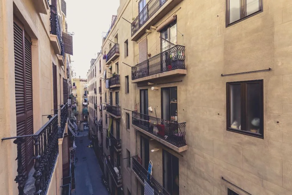 General view, Pensión Miami, Barcelona