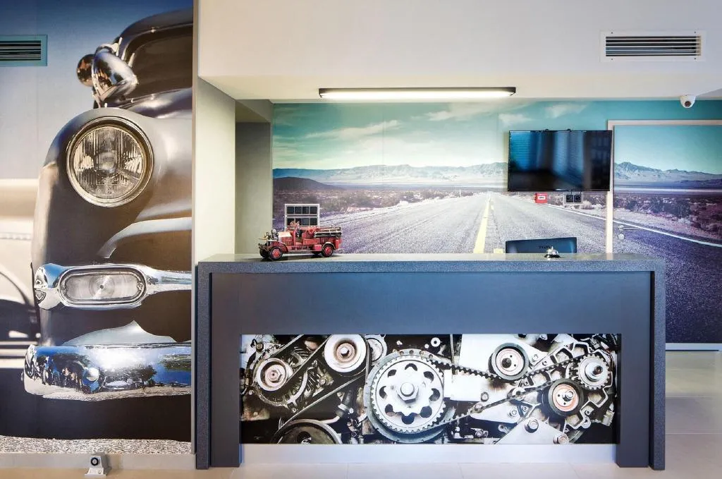 Lobby, Automobil Hotel, Krakow