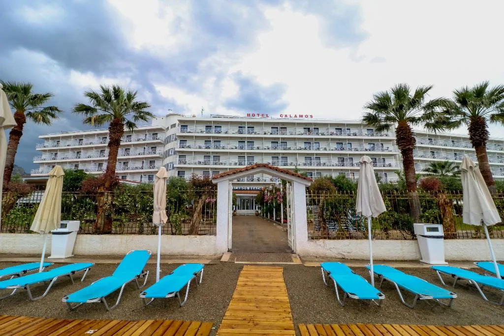 Terrace, Calamos Beach Family Club Hotel, Athens