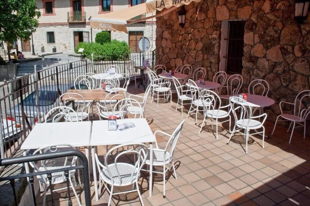 Terrace, Hostal La Maya, Madrid