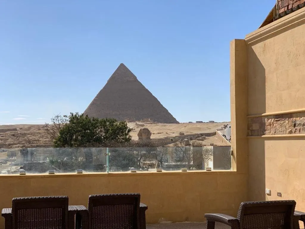 Terrace, Giza Pyramids View Inn, Cairo