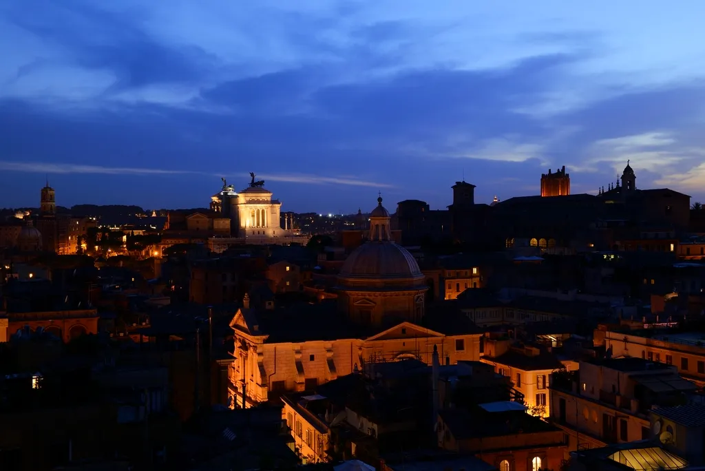 General view, Grand Hotel Palatino, Rome