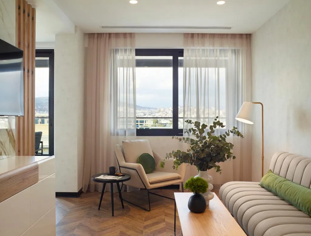 SUITE DELUXE CITY VIEW KING BED Room, The Port Square Hotel, Athens