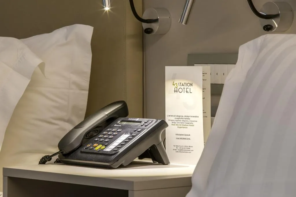 Room, 43 Station Hotel, Milan