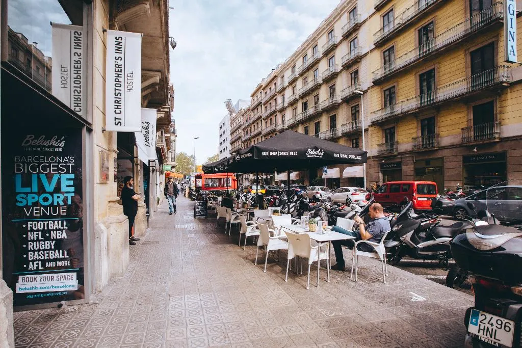 Terrace, Hostel St Christophers Inn Barcelona, Barcelona