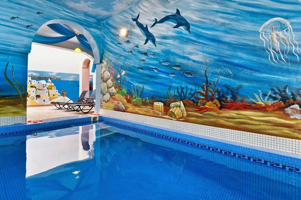 Pool, Petros Villa, Santorini