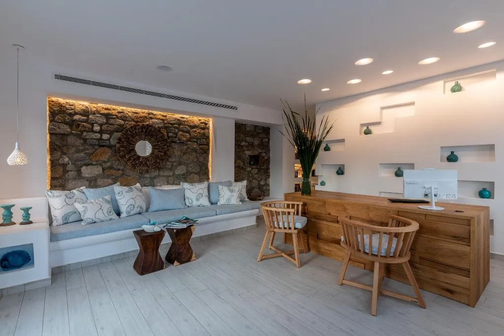 Lobby, Panormos Village Seaside Resort, Mykonos