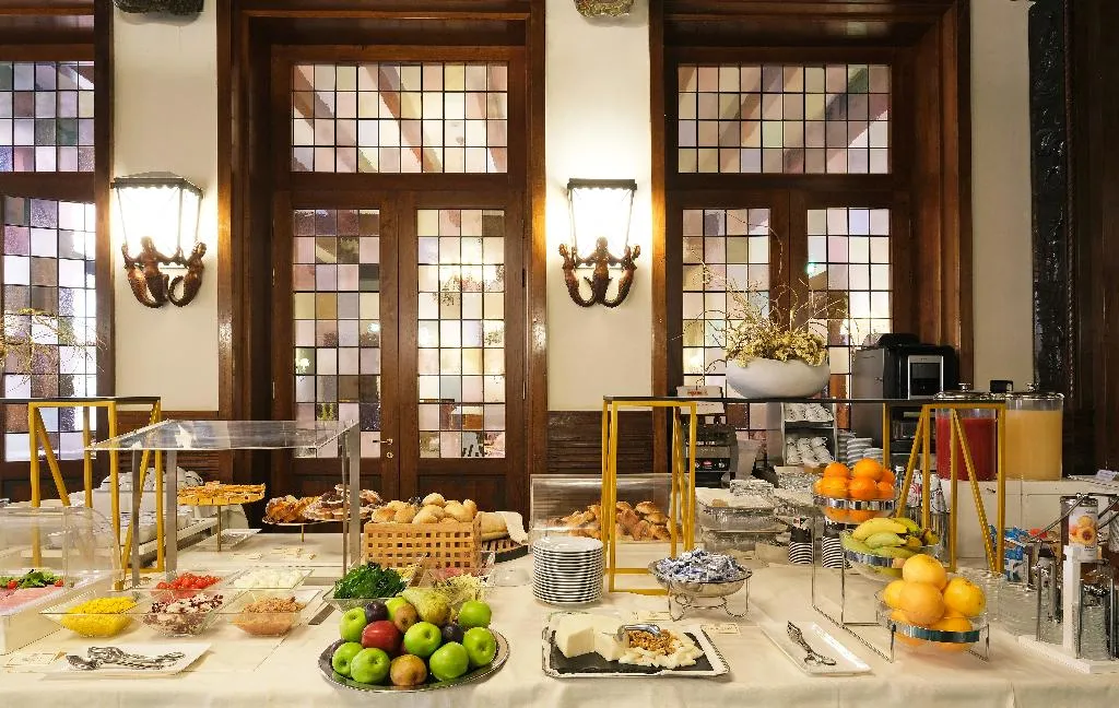 Restaurant, Bettoja Hotel Mediterraneo, Rome