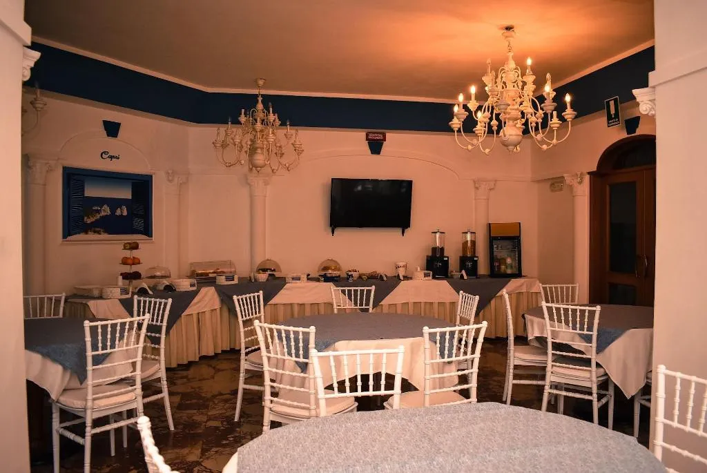 Restaurant, Hotel Miravalle, Naples