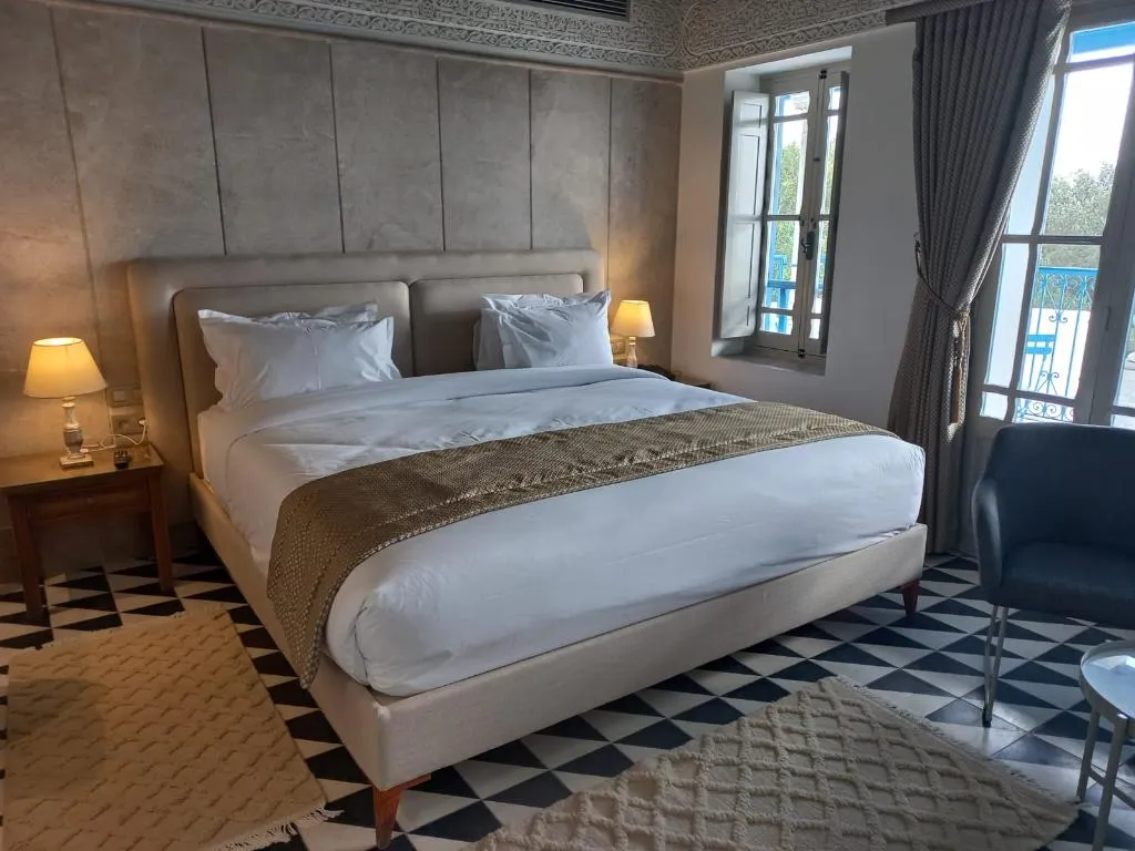 DOUBLE DELUXE OCEAN VIEW Room, La Menara Hotel & Spa, Tunisia
