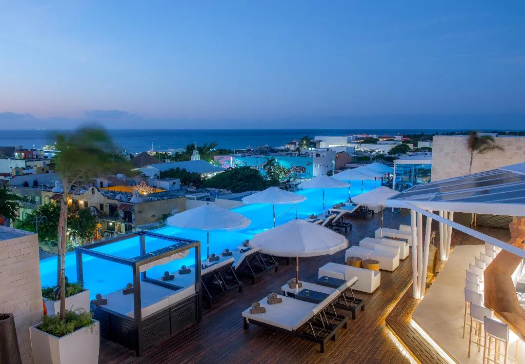 Terrace, The Fives Downtown Hotel, Curio by Hilton, Playa Del Carmen