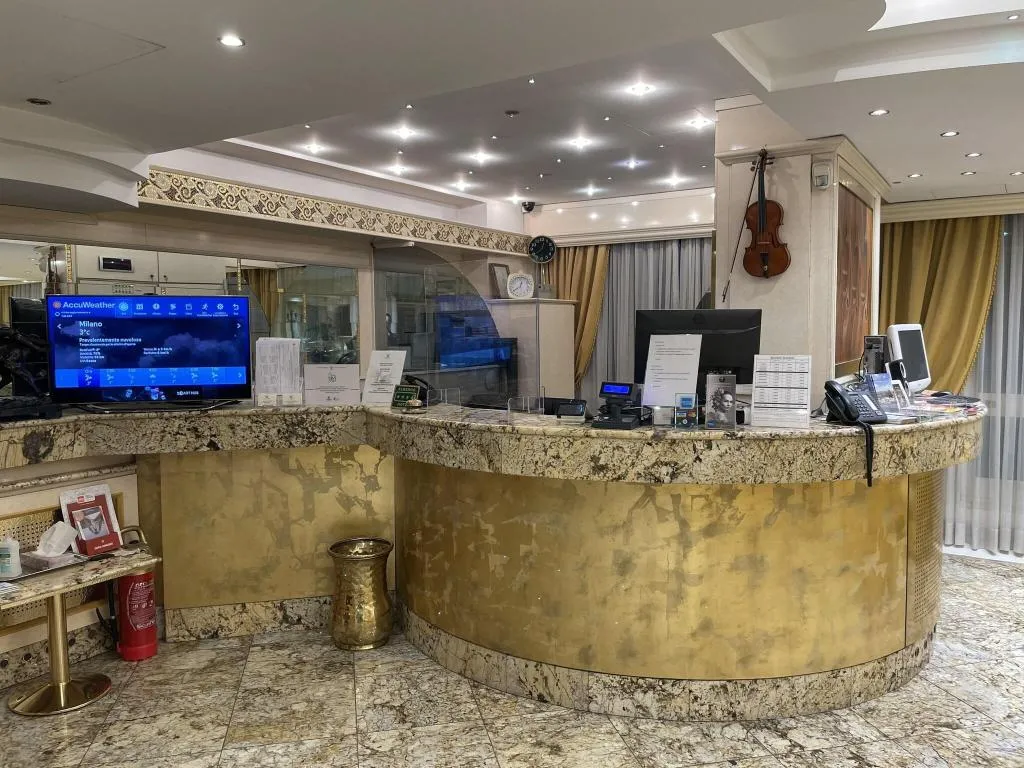 Lobby, Hotel Wagner, Milan