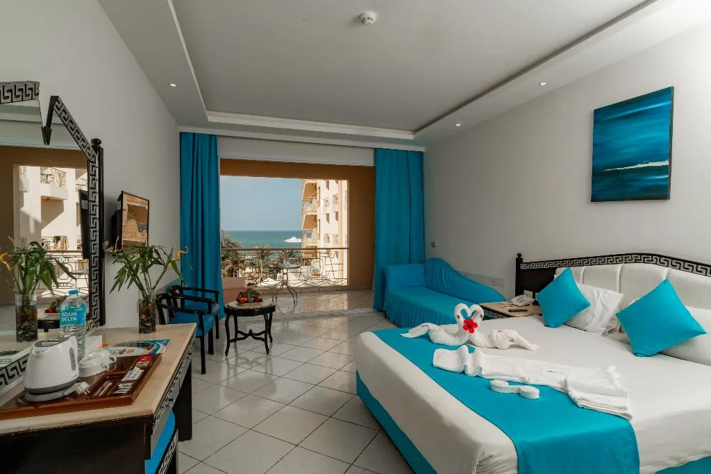 DOUBLE SEA VIEW Room, King Tut Aqua Beach Resort, Red Sea Riviera