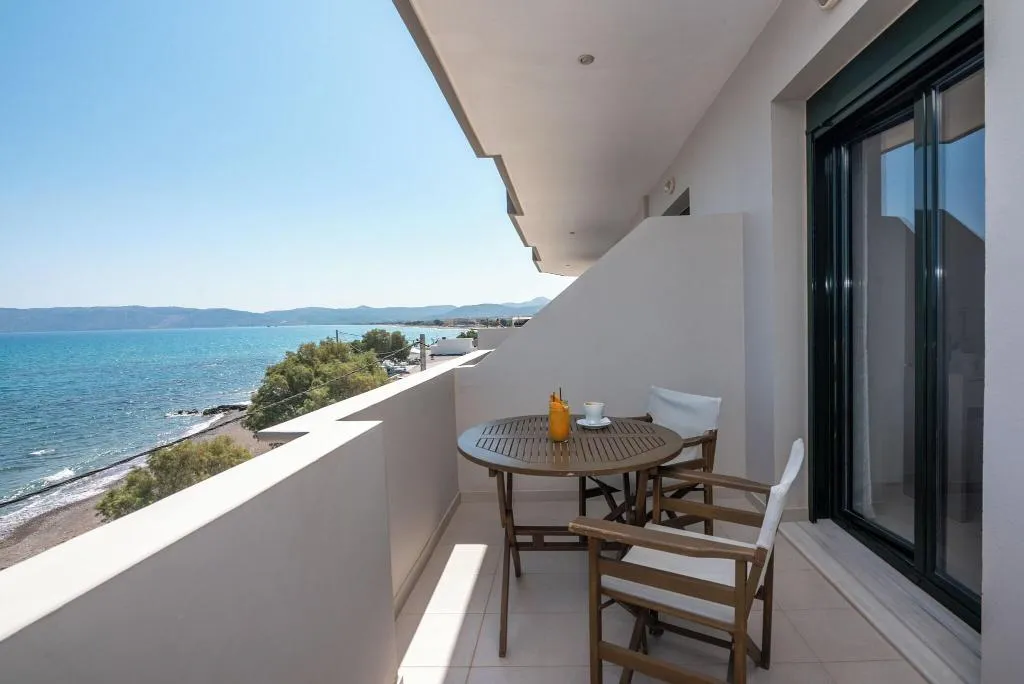 Terrace, Christina Beach Hotel, Crete