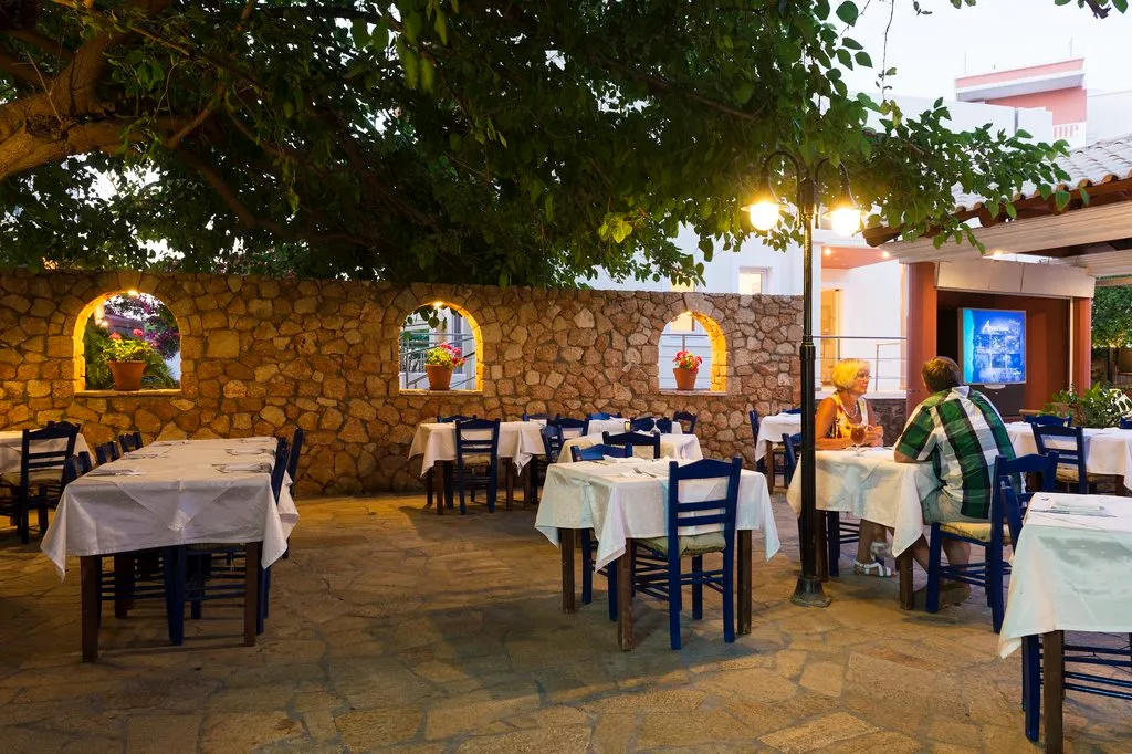 Restaurant, Perla Marina, Rhodes