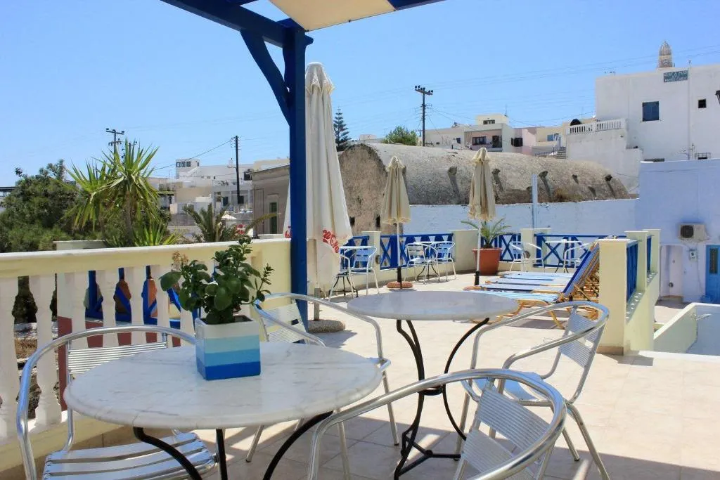 Terrace, Hotel Leta, Santorini