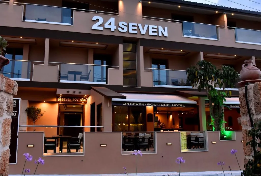 Restaurant, 24 Seven Boutique Hotel, Crete
