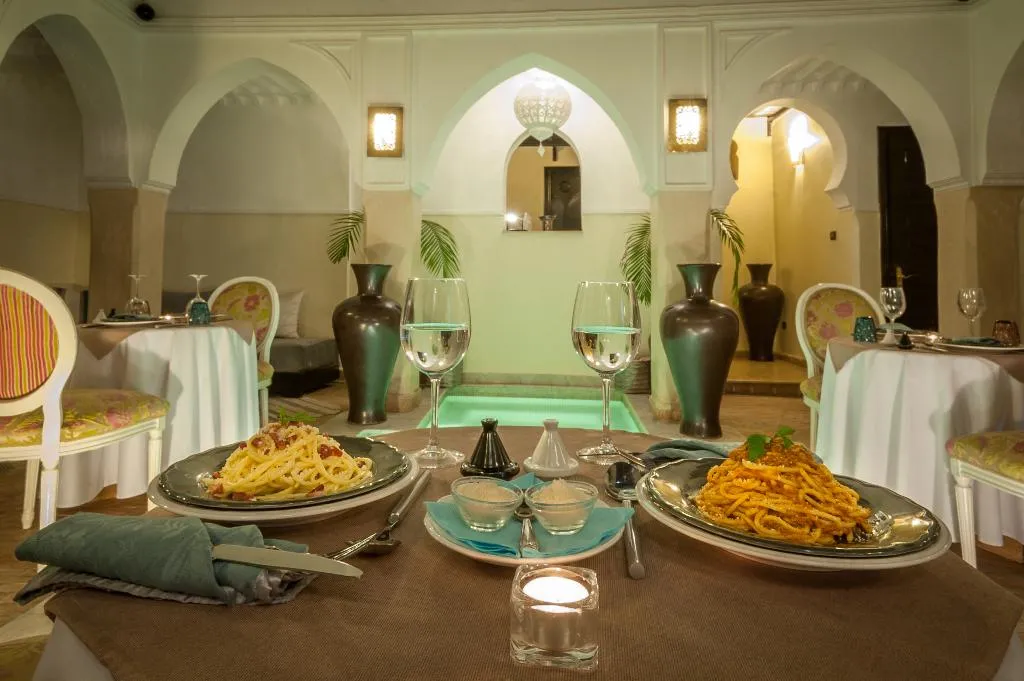 Restaurant, Riad Aliya, Marrakech
