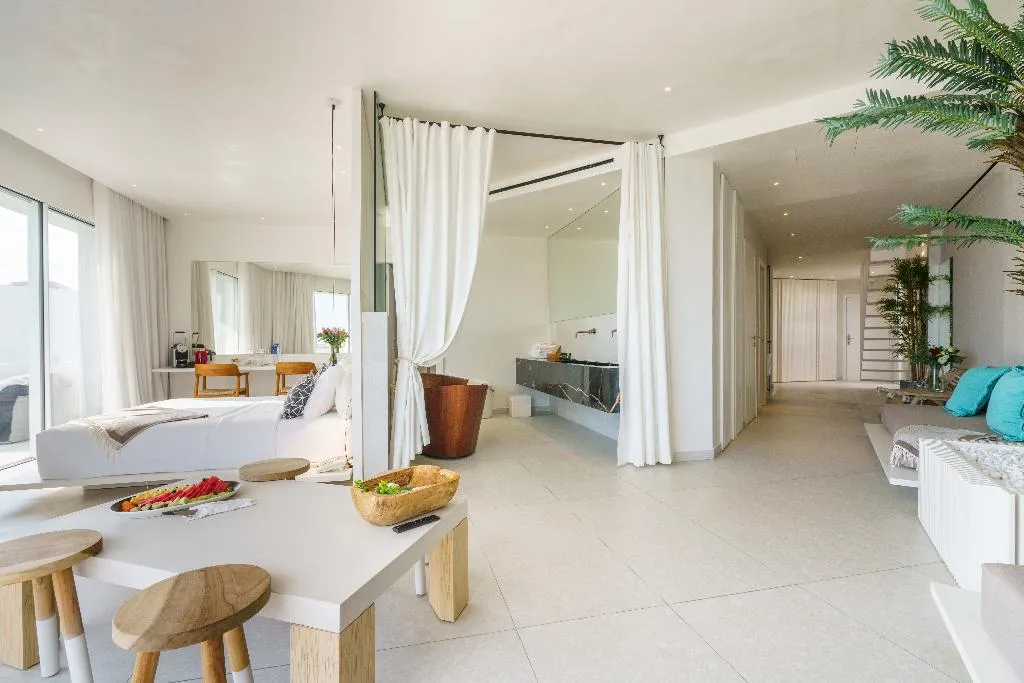 SUITE PREMIUM SEA VIEW Room, Mykonos Dove beach hotel, Mykonos