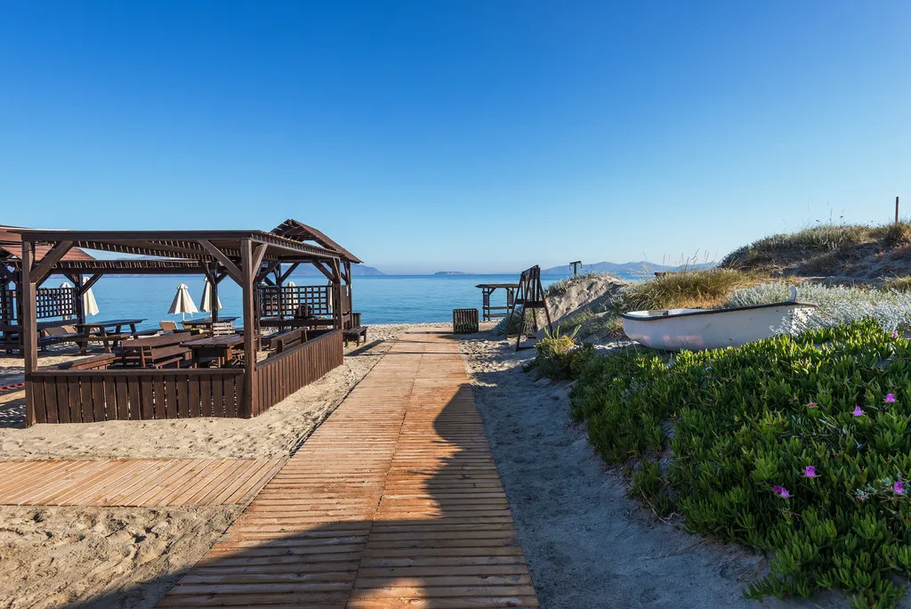 Beach, Gaia Palace, Kos
