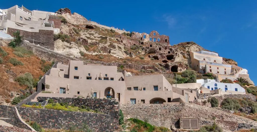 General view, Old Castle Oia by Mr and Mrs White, Santorini