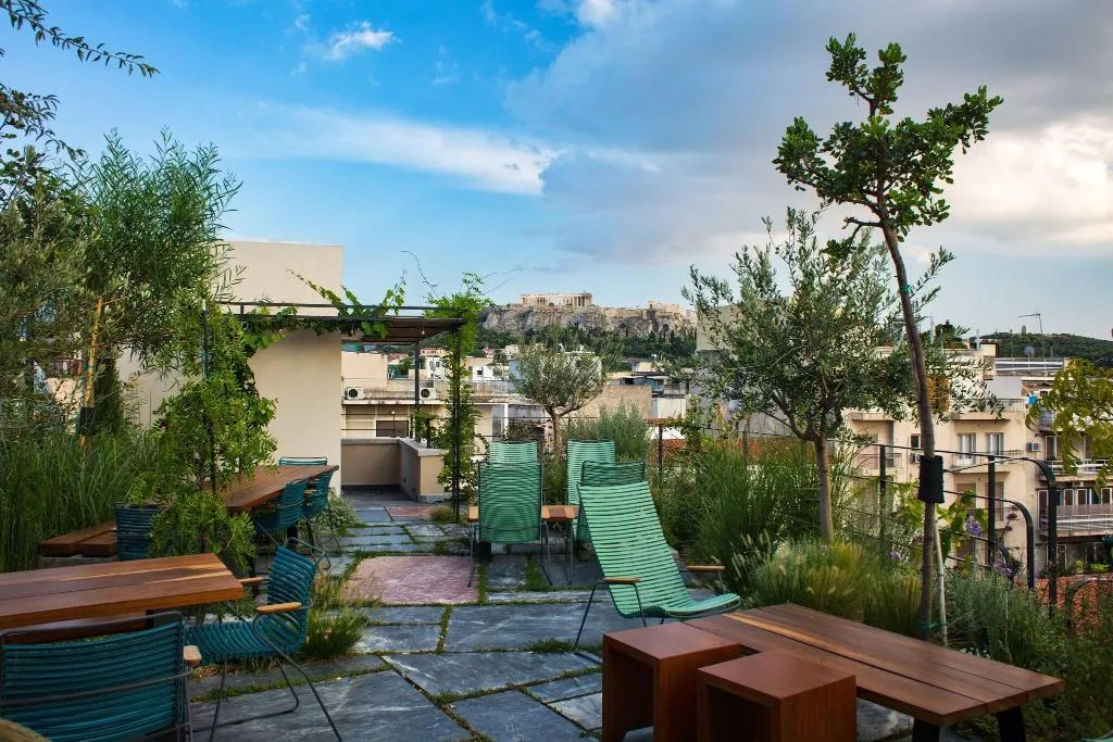 Terrace, The Foundry Suites, Athens