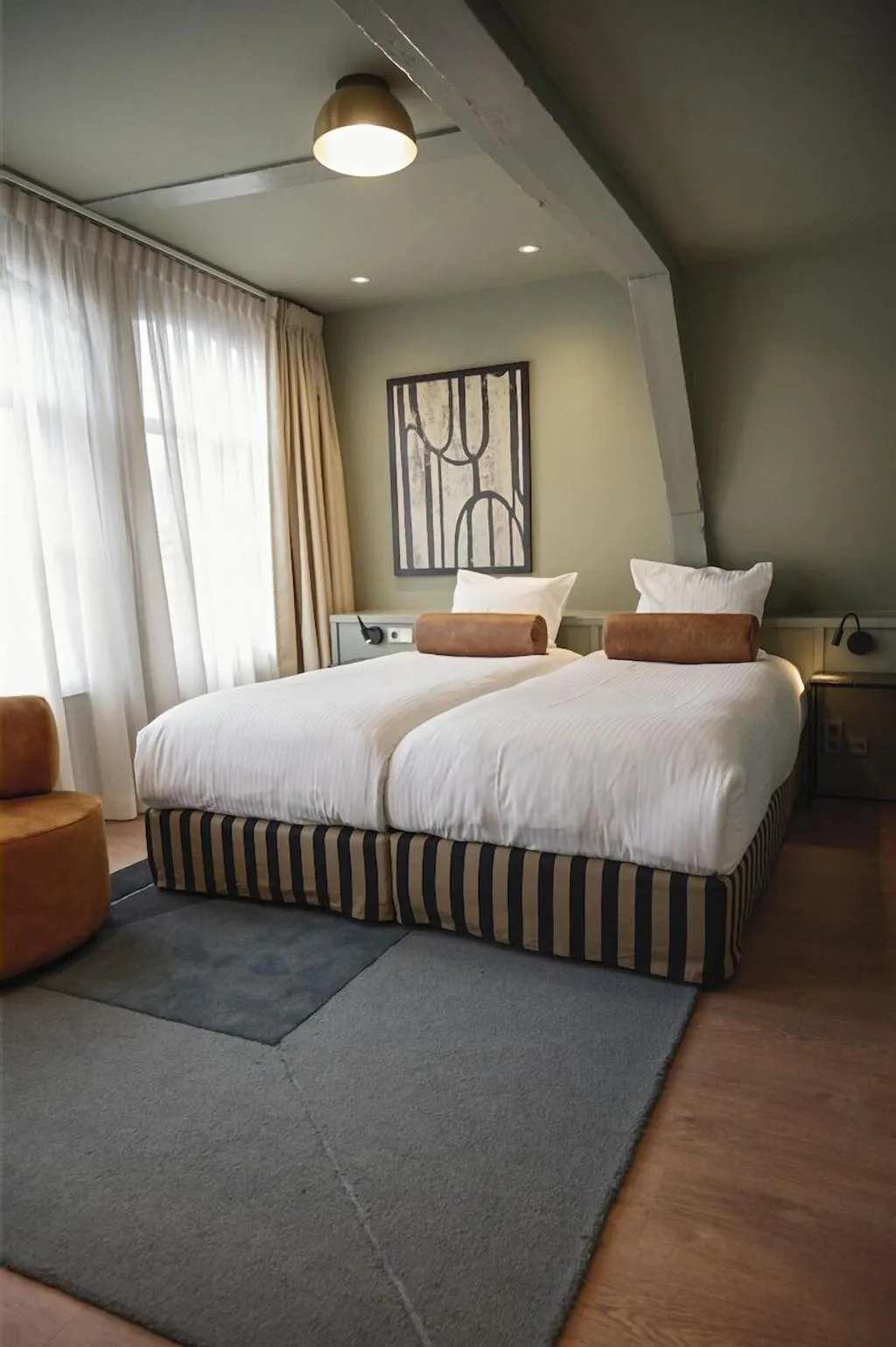 TWIN DELUXE TWO BEDS Room, The Times Hotel, Amsterdam