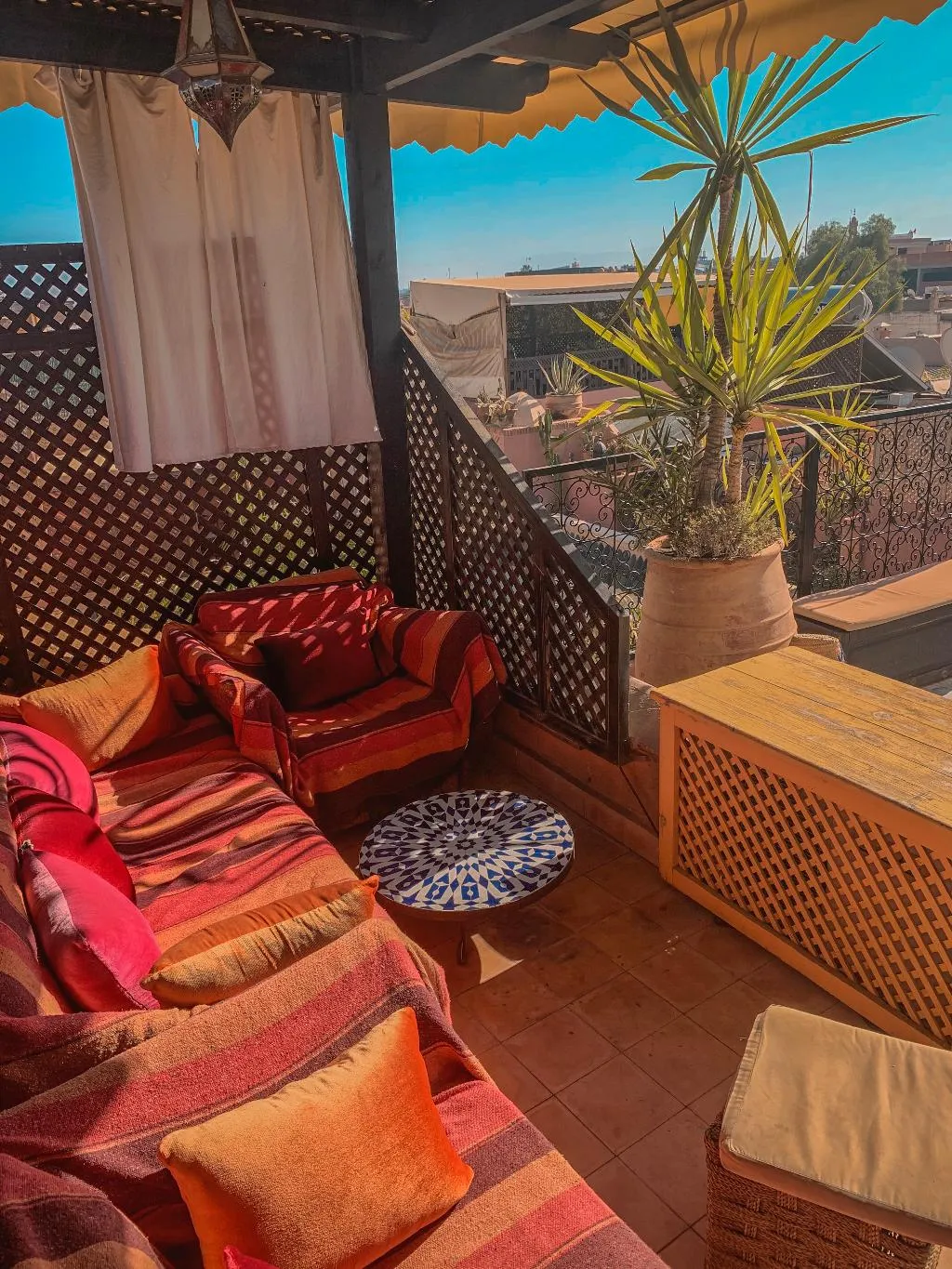Terrace, Riad Ghali & Spa, Marrakech