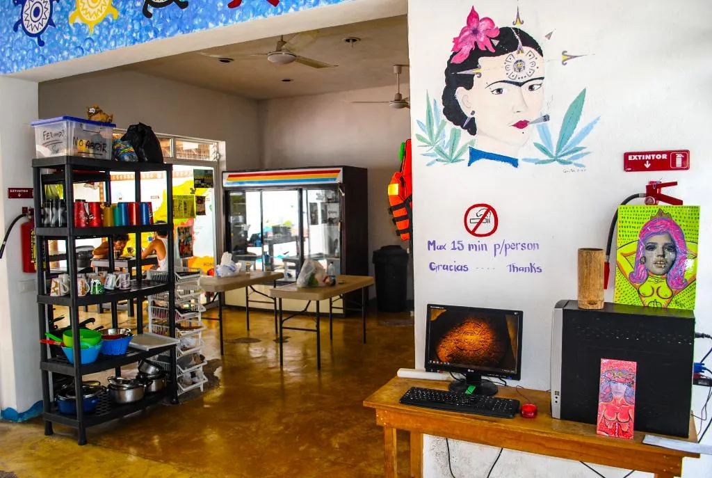 Lobby, Hostal Vive La Vida, Playa Del Carmen