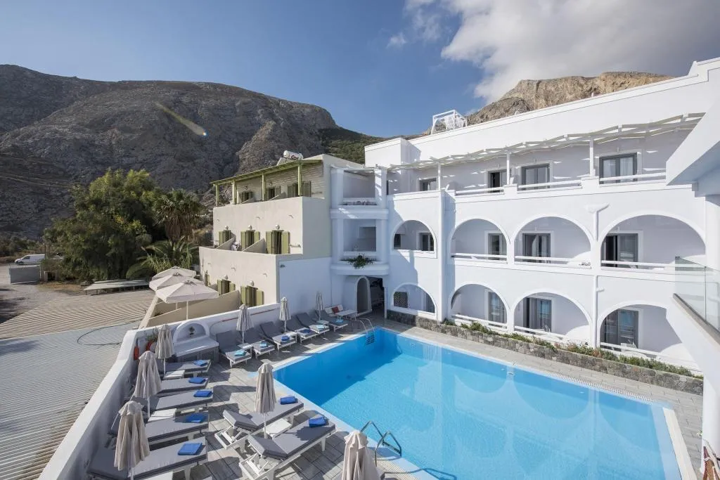 Pool, Blue Waves, Santorini