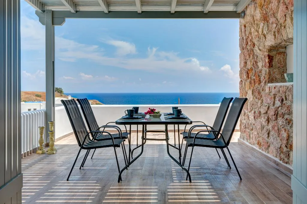 Terrace, Desiterra Resort, Santorini